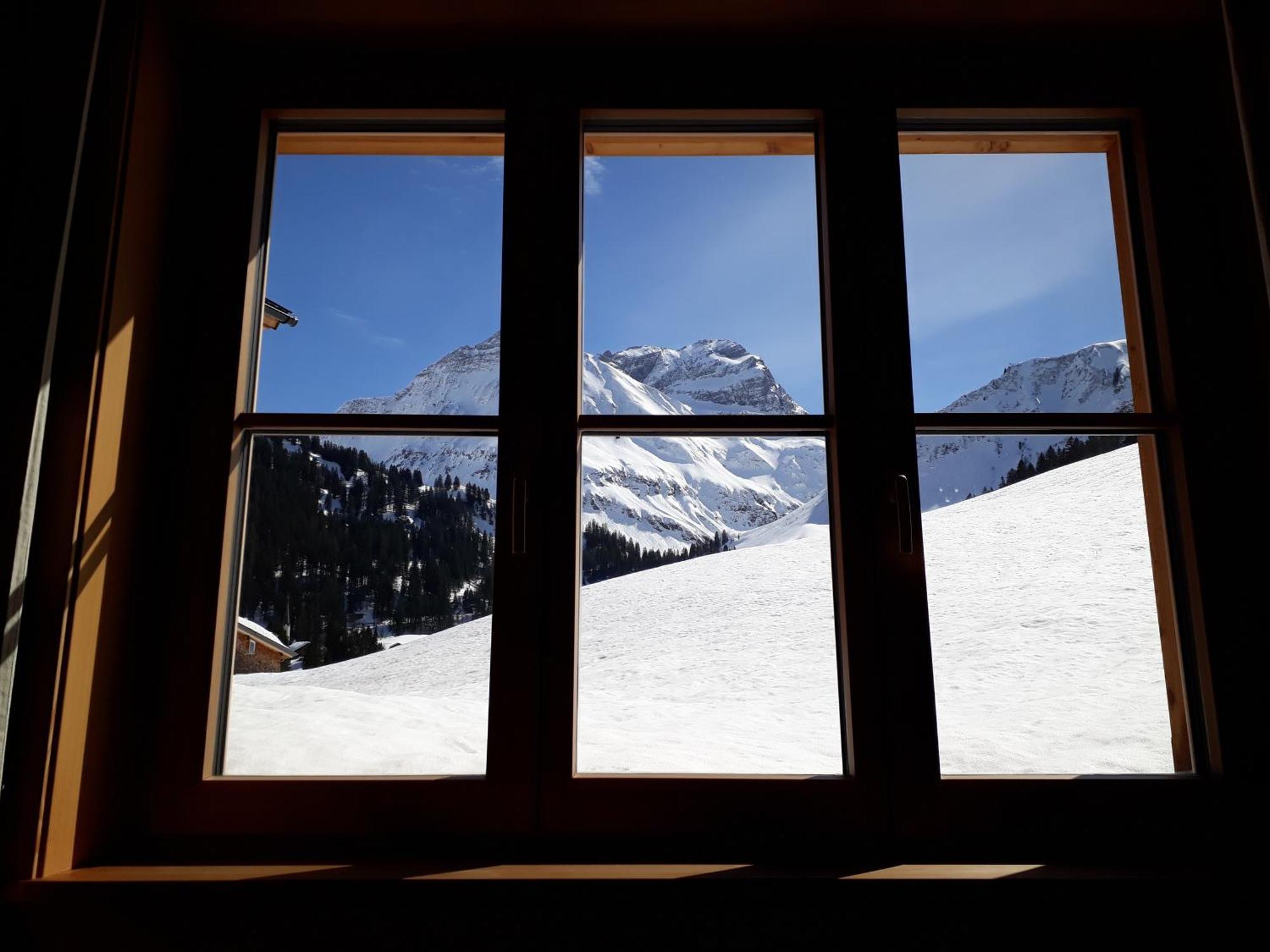 Alpin Chalet Schroecken Luaran gambar